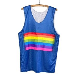 A4 Unisex Size Small Sleeveless Rainbow / Pride Jersey Unisex